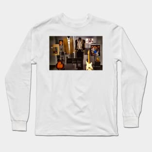 Stevie Ray Vaughan Exhibit - Family Style Long Sleeve T-Shirt